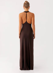 Angie Maxi Dress - Chocolate