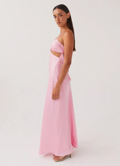 Pretty In Pink Maxi Dress - Rose Quartz
