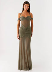 Ivy Lane Maxi Dress - Olive