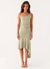 Huntah Midi Dress - Sage