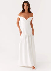 Basel Maxi Dress - White