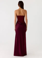 Champagne Skies Maxi Dress - Plum