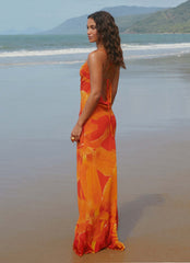 Midafternoon Maxi Dress - Serene Orange