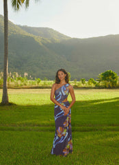Zanzibar Maxi Dress - Dark Floral