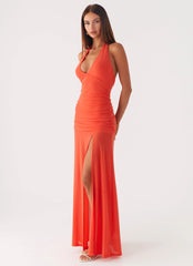 Island Muse Dress - Coral