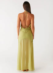Samoa Maxi Dress - Lime