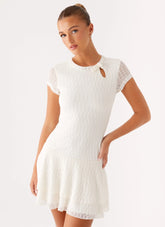 Esty Mini Dress - Ivory