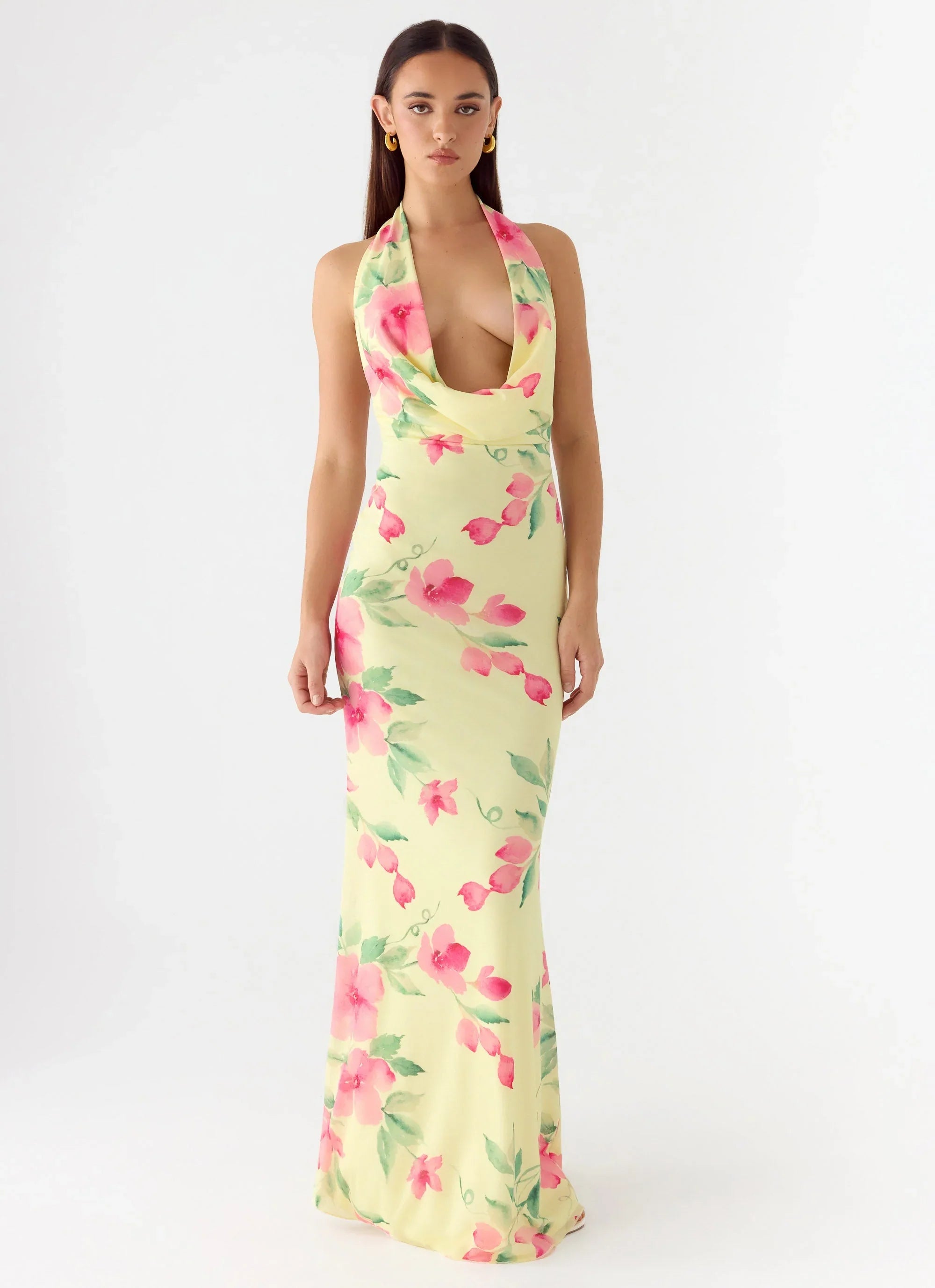 Like You Better Maxi Dress - Lemon Soleil