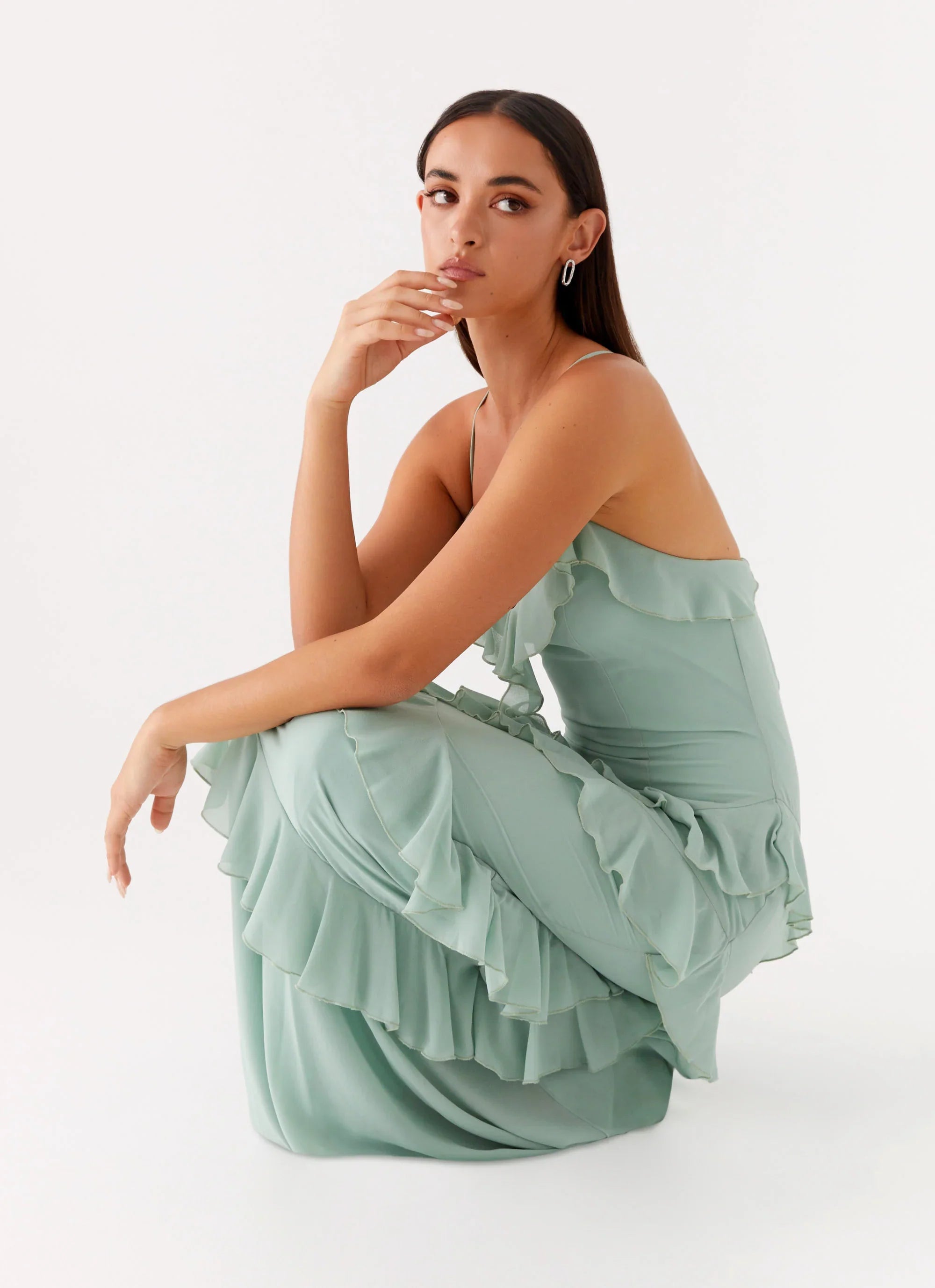 Country Club Maxi Dress - Sage