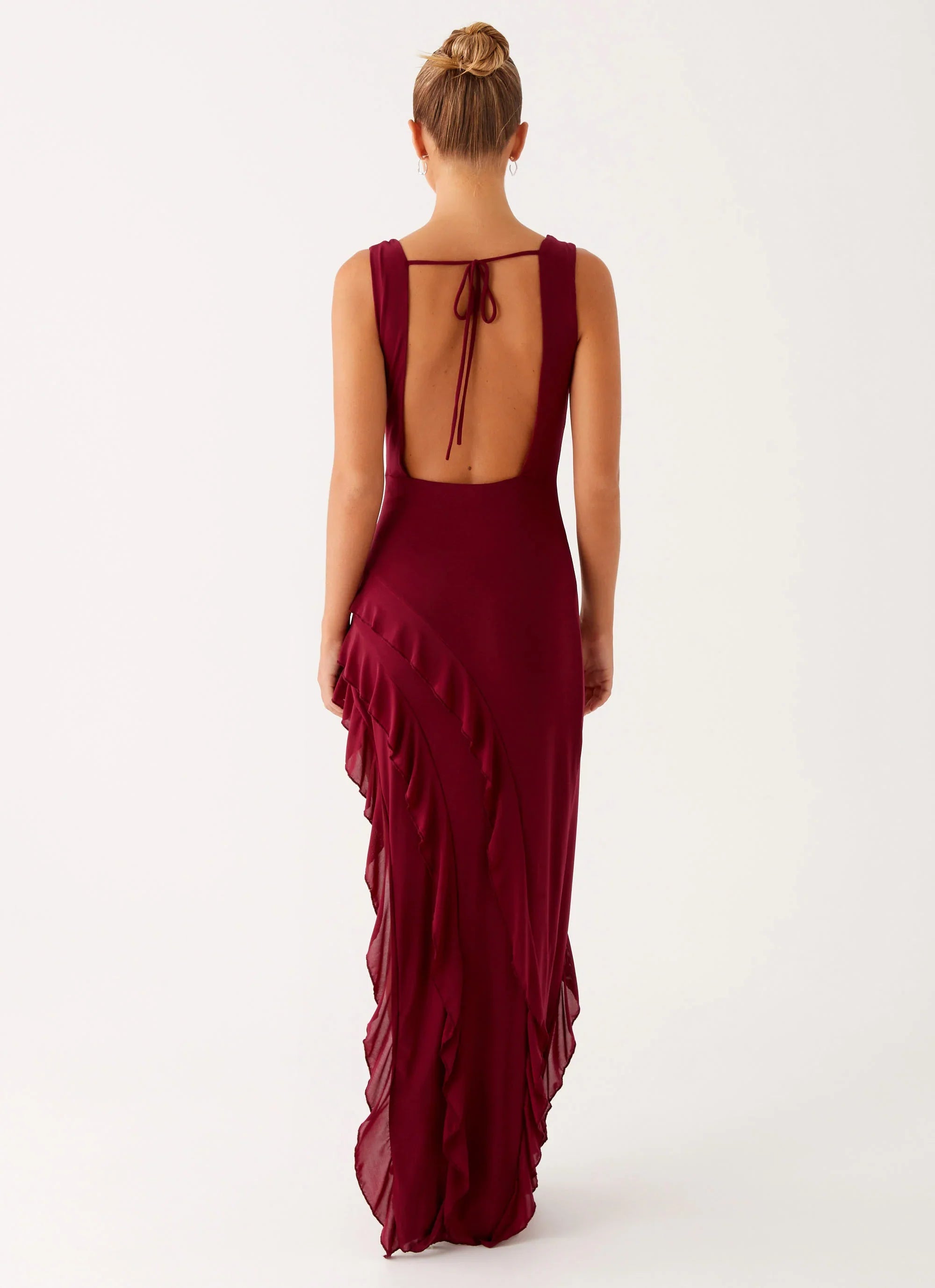 Hendrix Maxi Dress - Raspberry Wine
