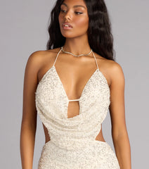 All That Glimmers Mini Dress