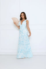 Too Pretty Tonight Maxi Dress Blue