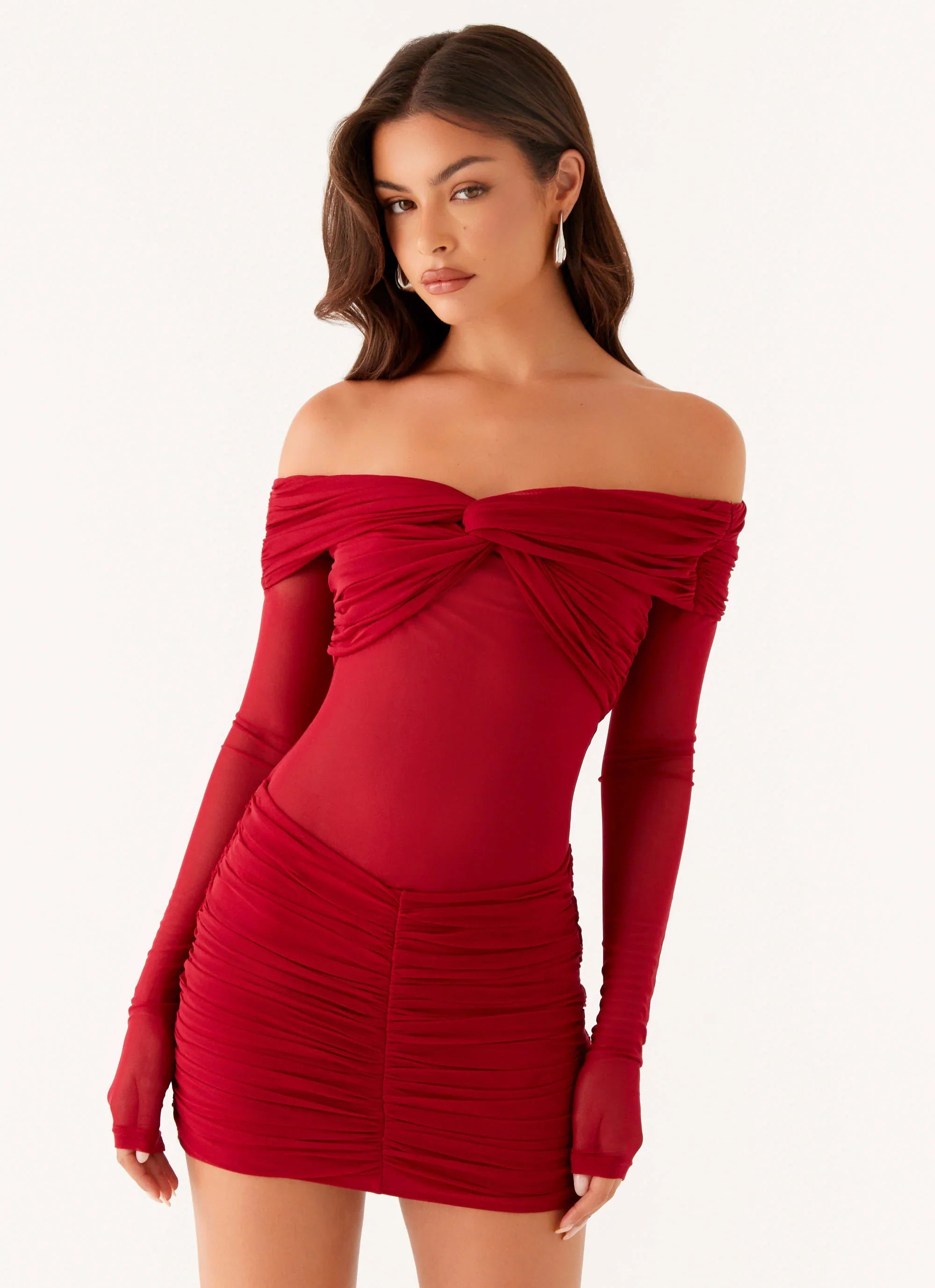 Jules Mini Dress - Raspberry
