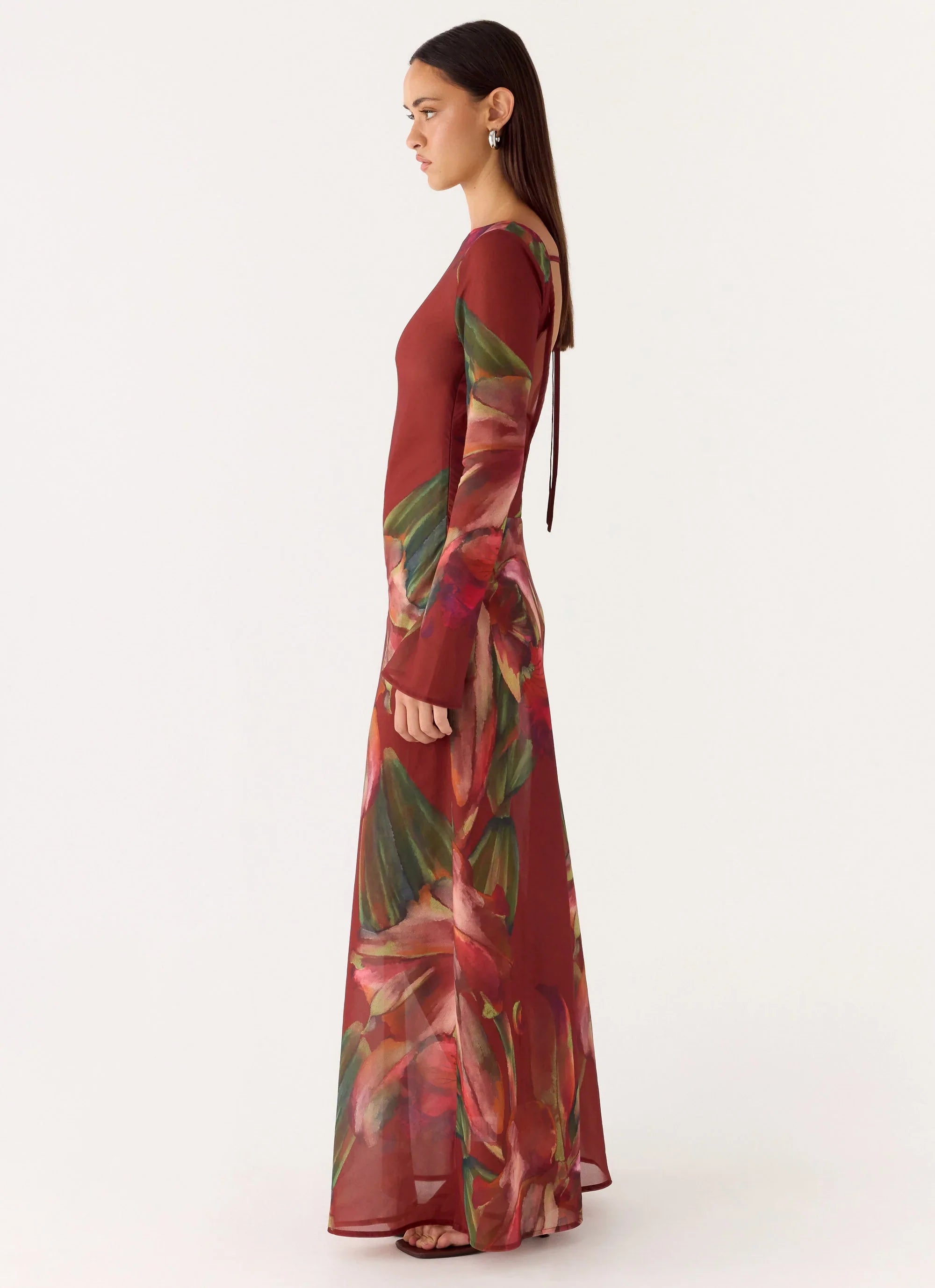 Charmayne Chiffon Maxi Dress - Cuba Cuba