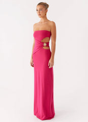 Anetta Maxi Dress - Fuchsia