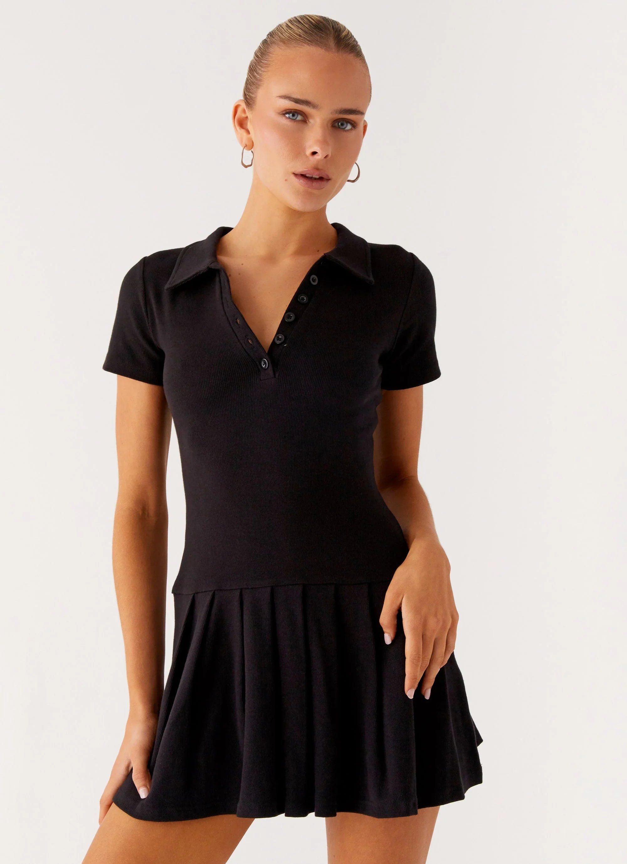 Alondra Mini Dress - Black