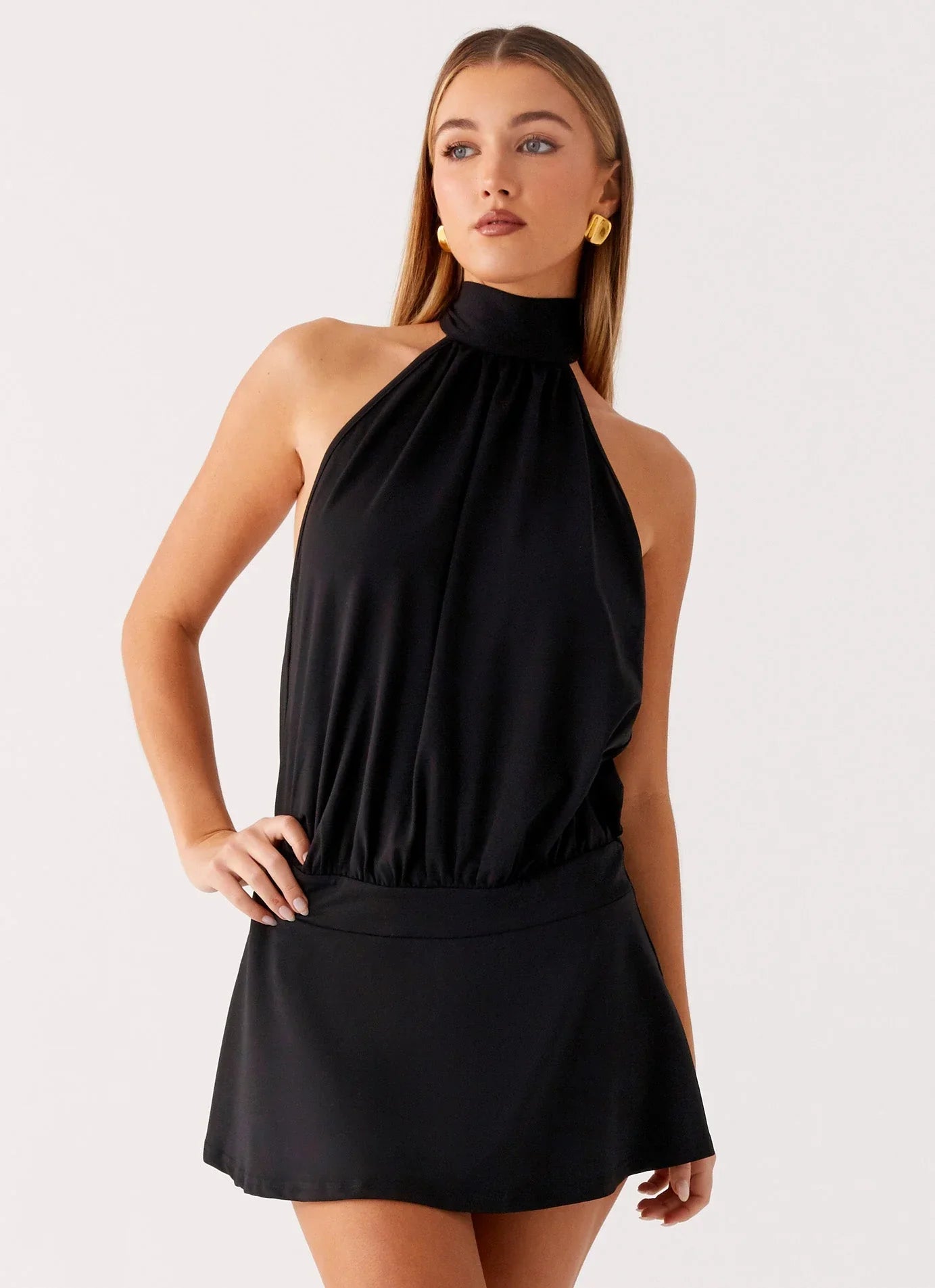 Valor Mini Dress - Black