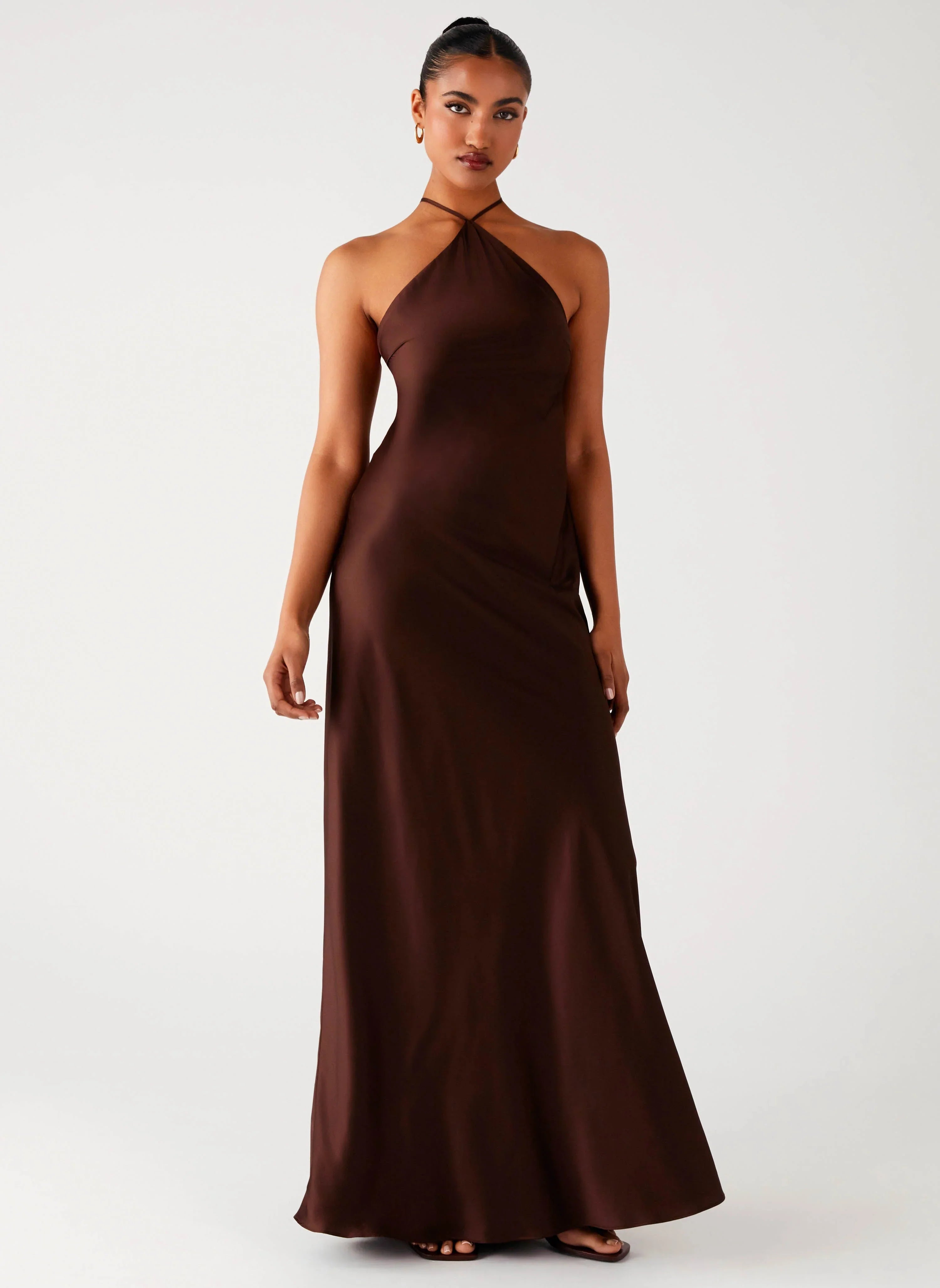 Tulama Maxi Dress - Chocolate