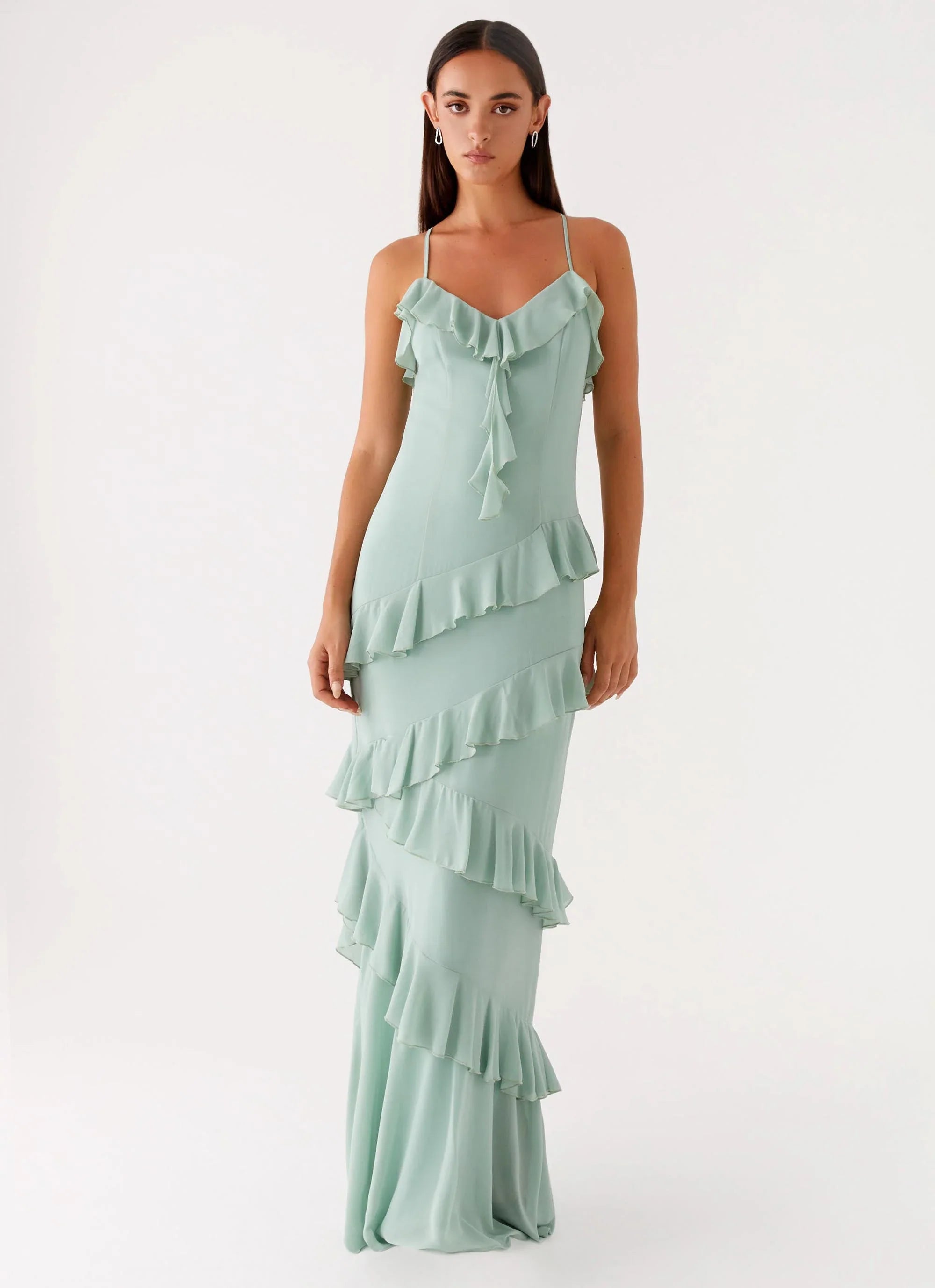 Country Club Maxi Dress - Sage