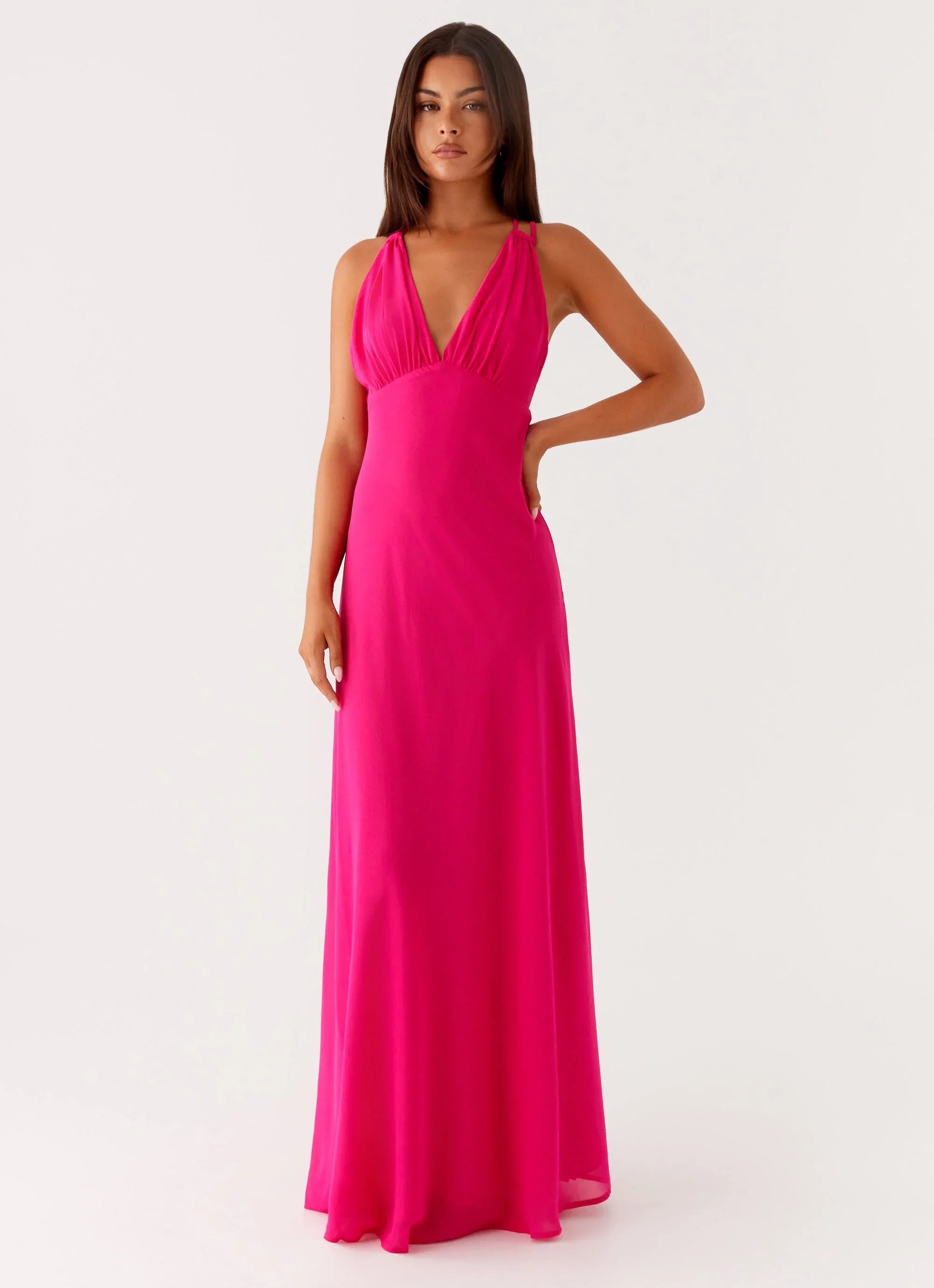 Kacia Maxi Dress - Fuchsia