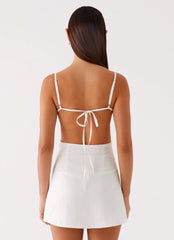 Marlon Mini Dress - White