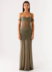 Ivy Lane Maxi Dress - Olive