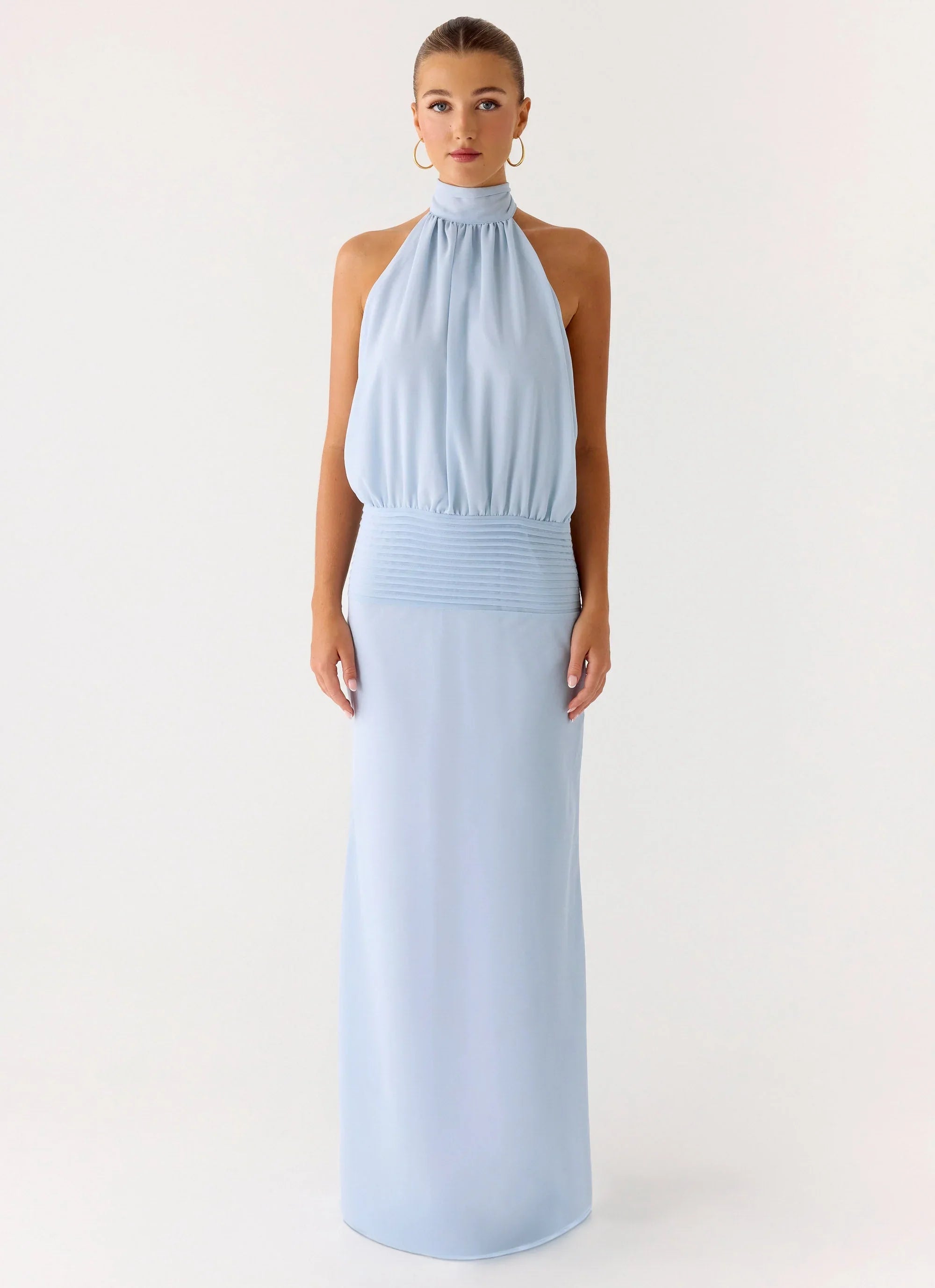 Lalia Maxi Dress - Pale Blue