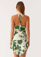 Colt Mini Dress - Verdant Bloom