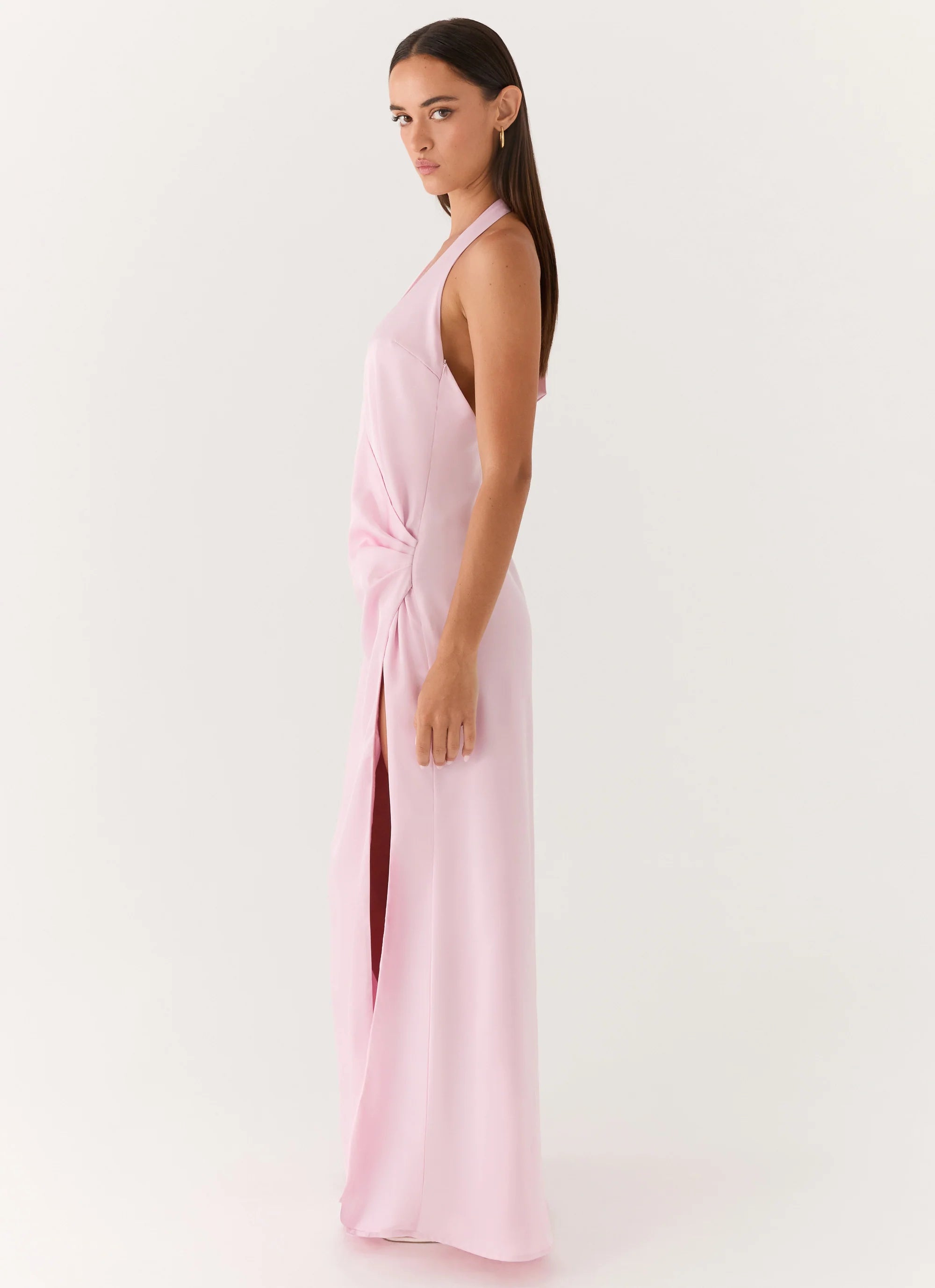 Chellie Wrap Maxi Dress - Pink