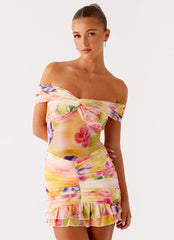 Frances Mini Dress - Sunburst Floral