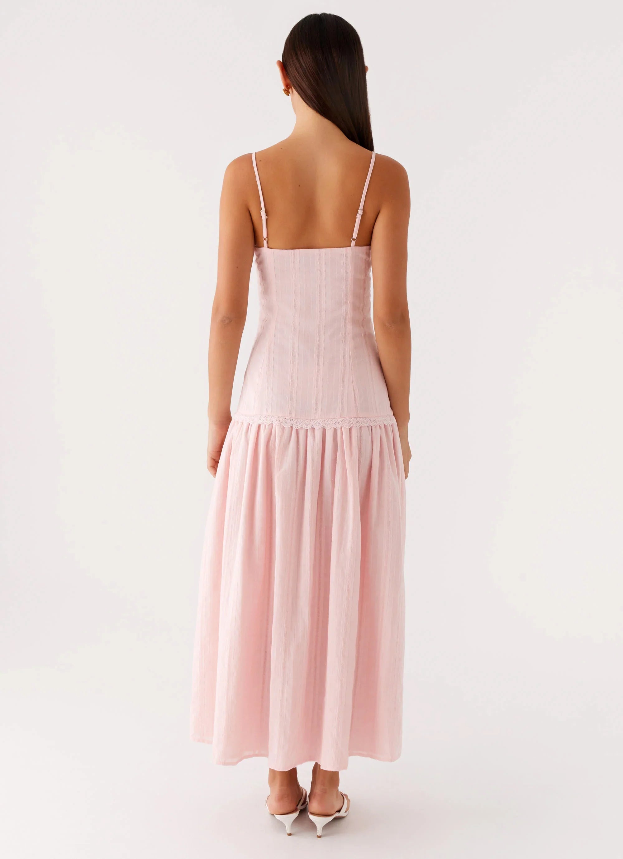 Found You Midi Dress - Pink