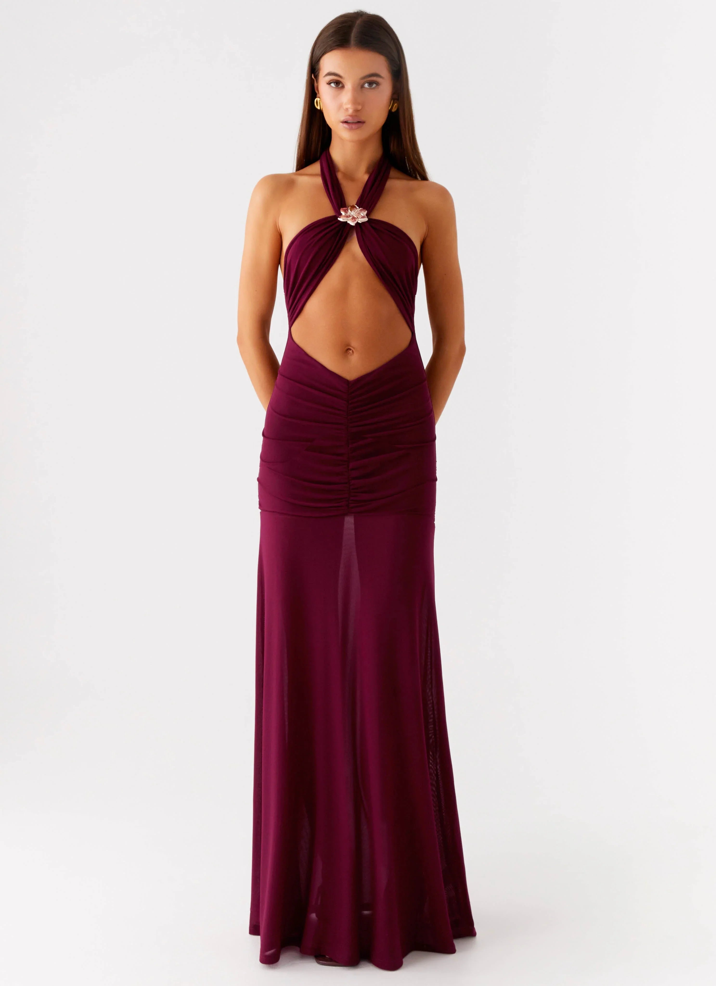 Deltina Maxi Dress - Boysenberry