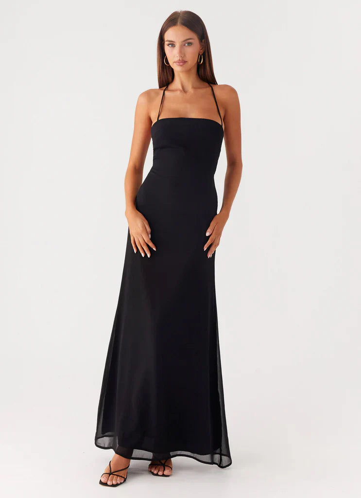 Peggy Maxi Dress - Black