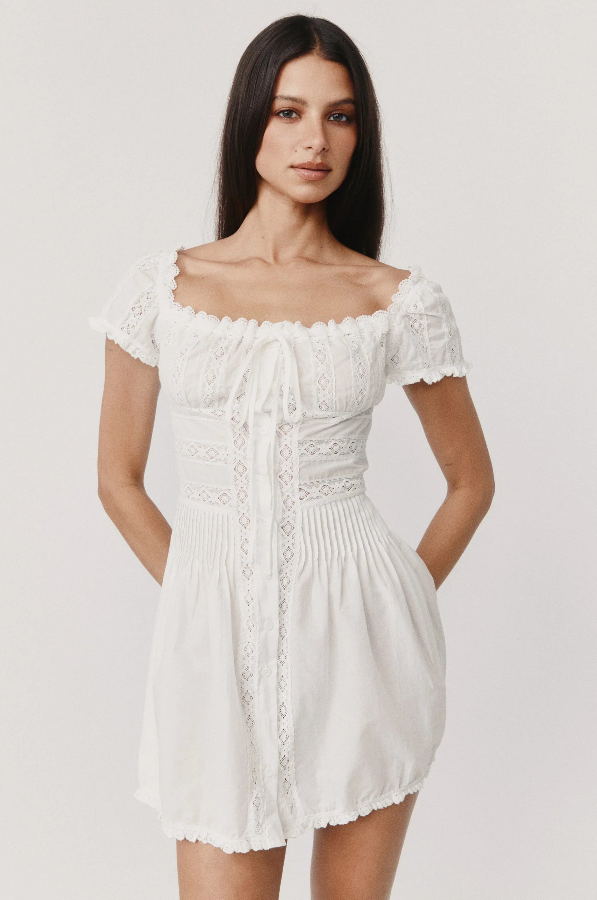 Aster Dress | White