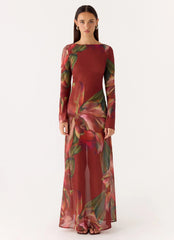Charmayne Chiffon Maxi Dress - Cuba Cuba