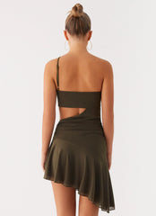 Islander Mini Dress - Khaki