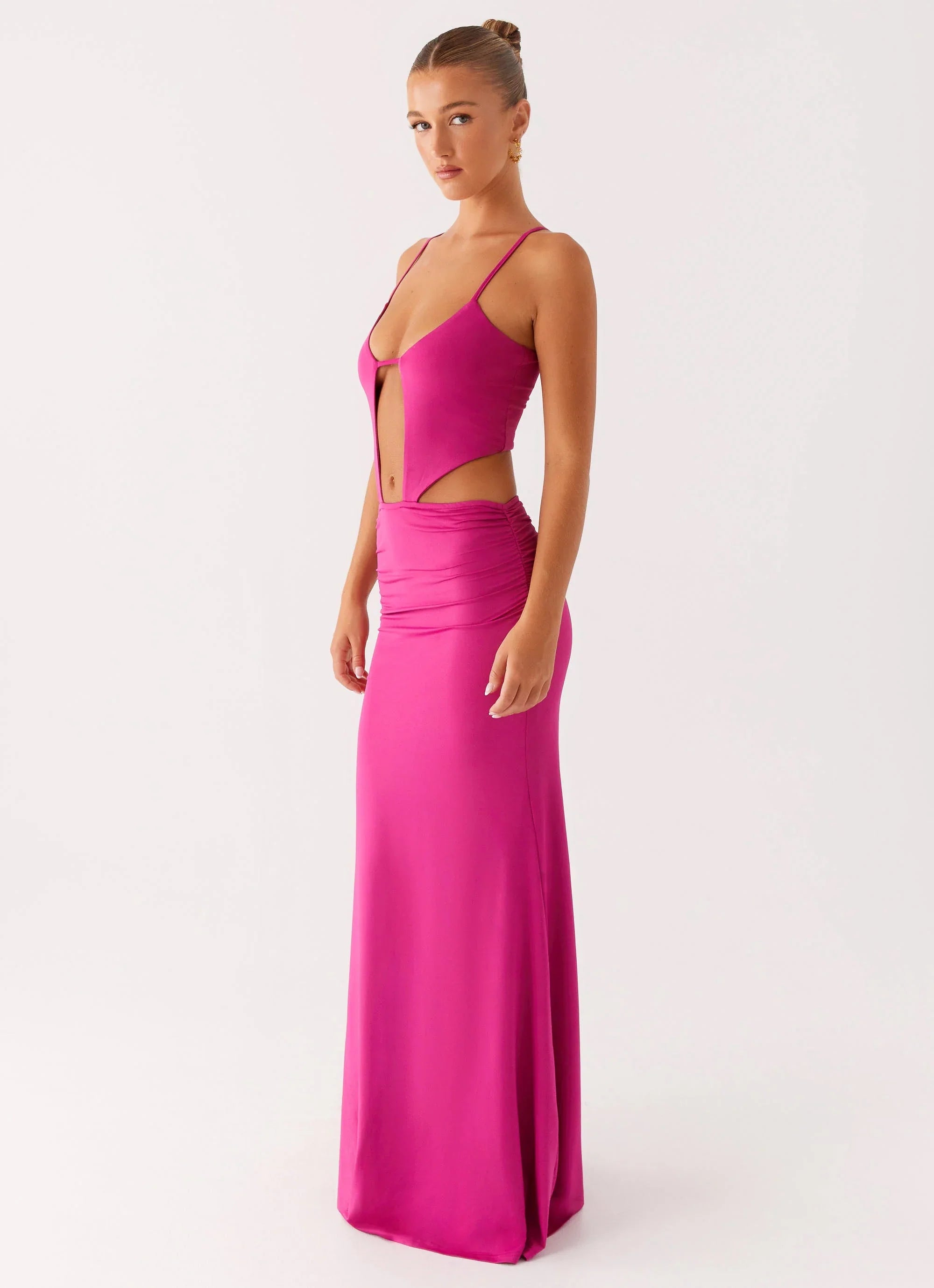 Headliner Maxi Dress - Fuchsia