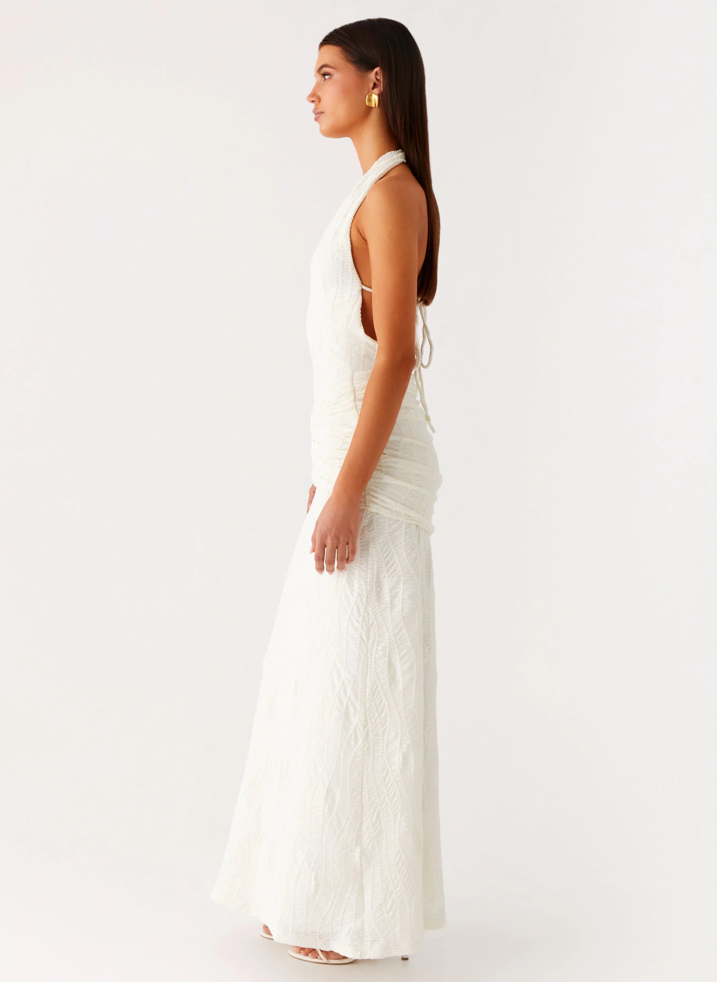 Smoke Ivy Maxi Dress - White