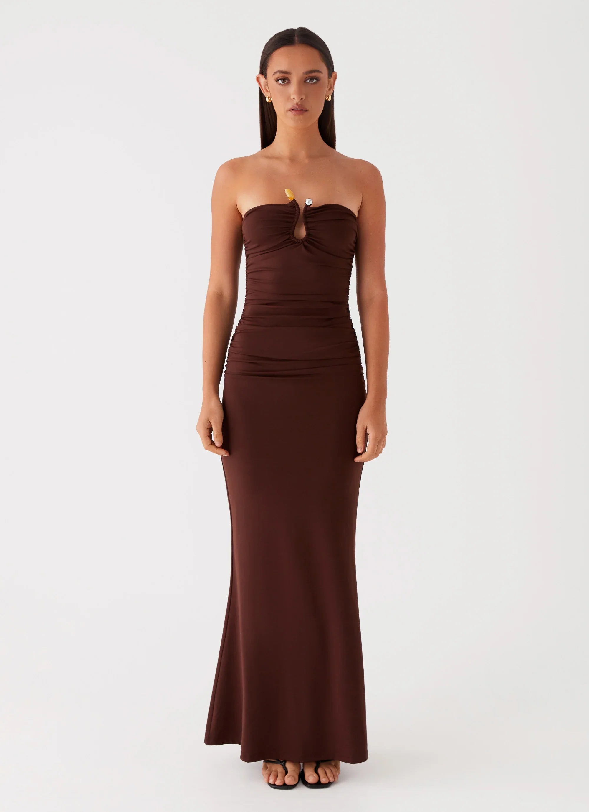 Rudy Maxi Dress - Brown
