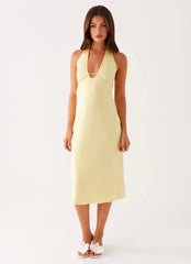 Davies Midi Dress - Yellow
