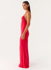 Amari Maxi Dress - Raspberry