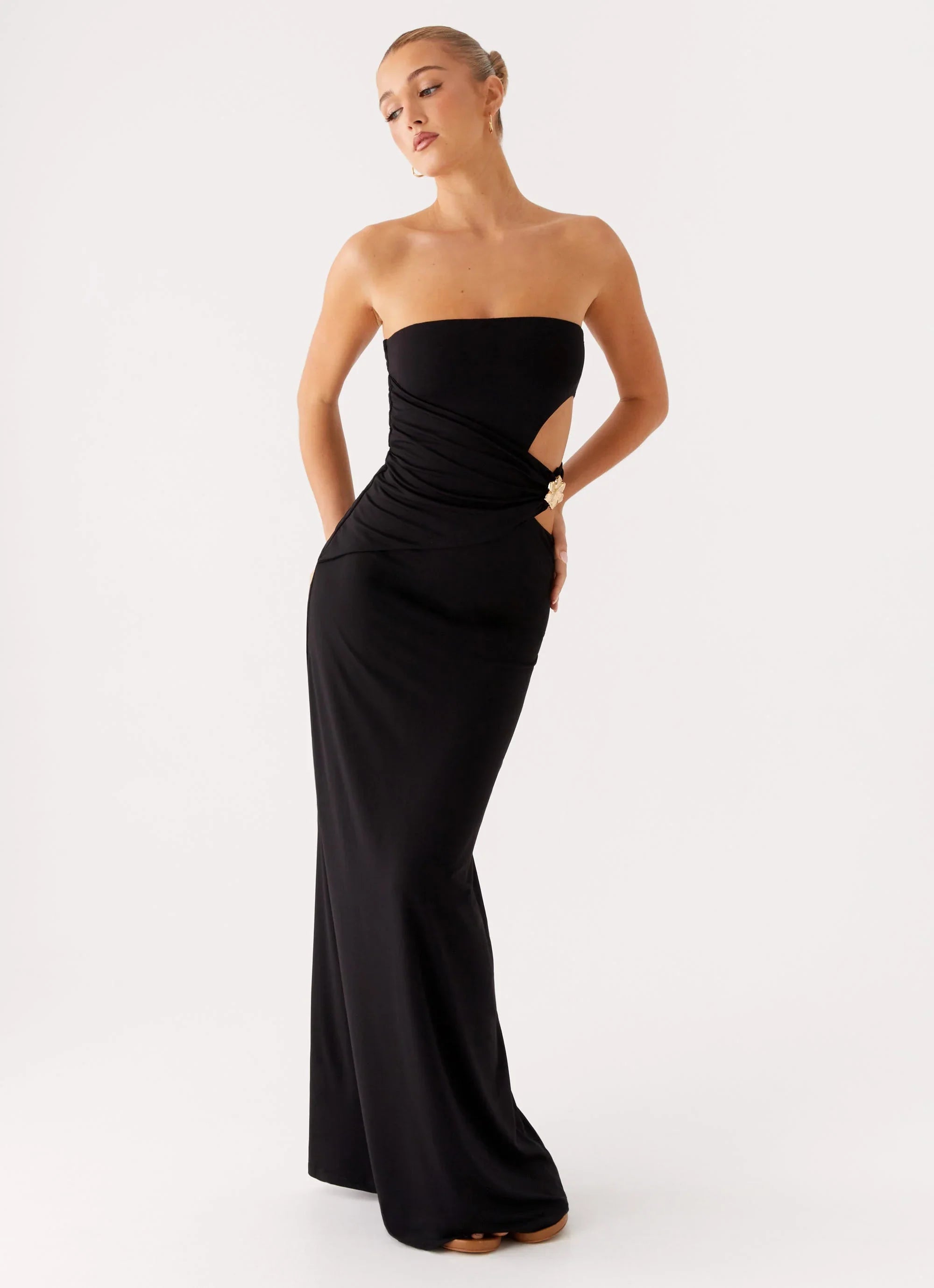 Anetta Maxi Dress - Black
