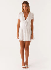 Sweetness Mini Dress - White