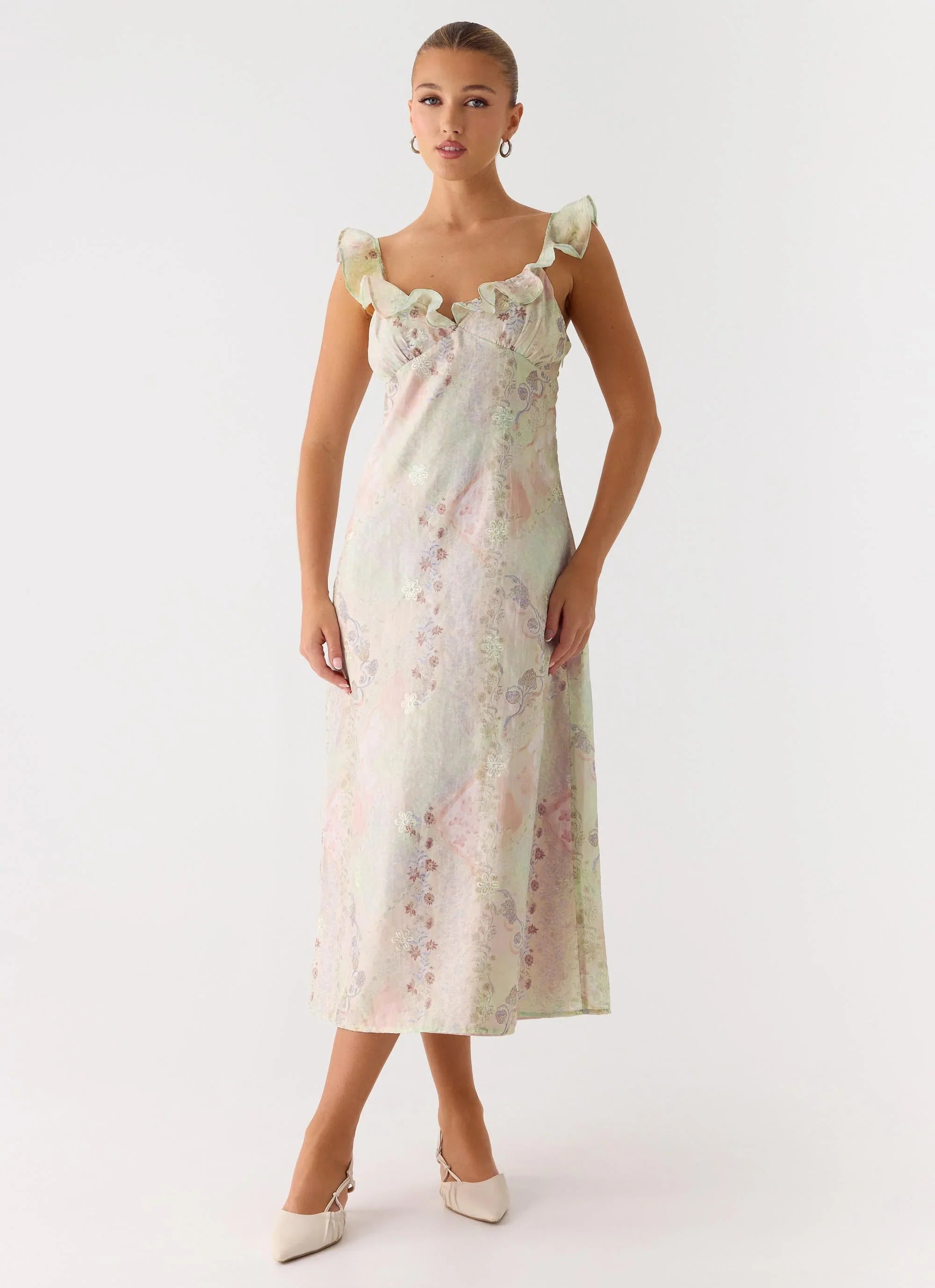 Europa Midi Dress - Mystic Paisley