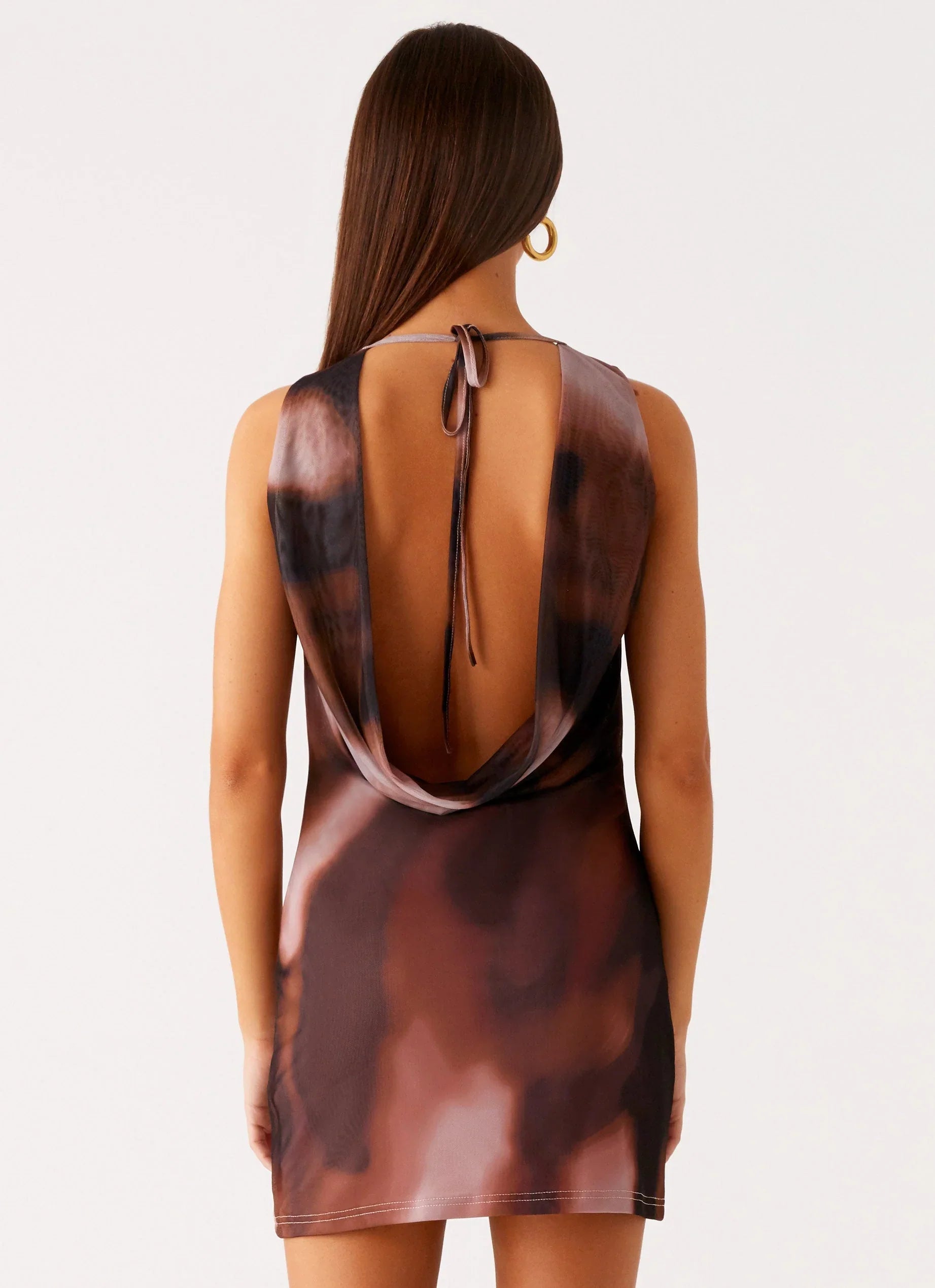 Larson Mini Dress - Black Gradient